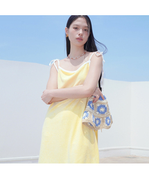 SWEET BITTER（スイートビター）の「Ribbon Terry One Piece_Yellow（ワンピース）」