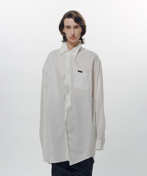 KEISUKEYOSHIDA（ケイスケヨシダ）の「Windward Short Shirt（シャツ/ブラウス・レディース・ブラック/ブルー/ホワイト・S/M/L）」の4枚目の写真