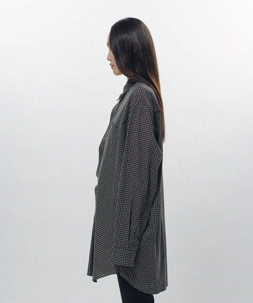 KEISUKEYOSHIDA（ケイスケヨシダ）の「Windward Short Shirt（シャツ/ブラウス・レディース・ブラック/ブルー/ホワイト・S/M/L）」の10枚目の写真