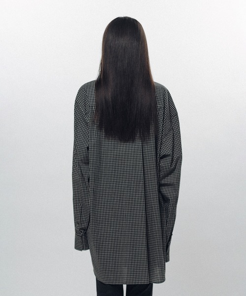 KEISUKEYOSHIDA（ケイスケヨシダ）の「Windward Short Shirt（シャツ/ブラウス・レディース・ブラック/ブルー/ホワイト・S/M/L）」の11枚目の写真