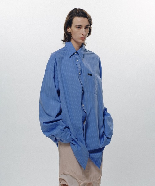 KEISUKEYOSHIDA（ケイスケヨシダ）の「Windward Short Shirt（シャツ/ブラウス・レディース・ブラック/ブルー/ホワイト・S/M/L）」の15枚目の写真