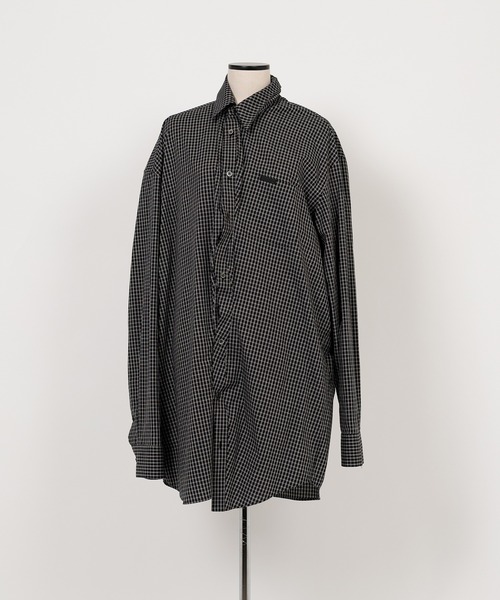 KEISUKEYOSHIDA（ケイスケヨシダ）の「Windward Short Shirt（シャツ/ブラウス・レディース・ブラック/ブルー/ホワイト・S/M/L）」の19枚目の写真