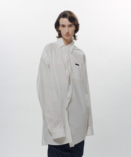 KEISUKEYOSHIDA（ケイスケヨシダ）の「Windward Short Shirt（シャツ/ブラウス・レディース・ブラック/ブルー/ホワイト・S/M/L）」の5枚目の写真