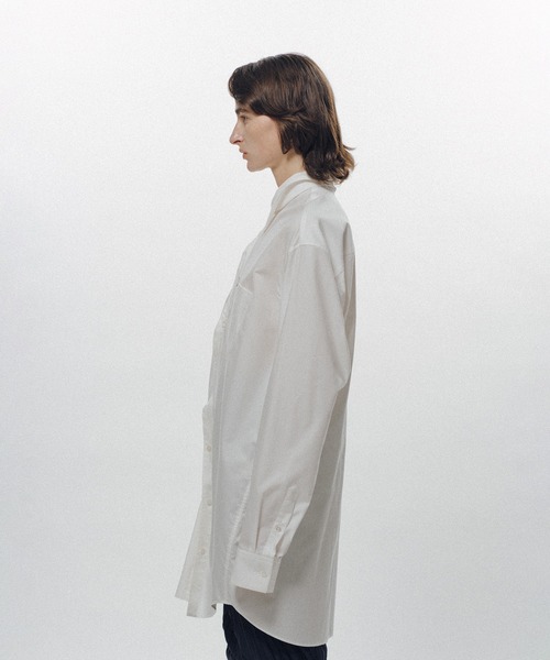 KEISUKEYOSHIDA（ケイスケヨシダ）の「Windward Short Shirt（シャツ/ブラウス・レディース・ブラック/ブルー/ホワイト・S/M/L）」の6枚目の写真