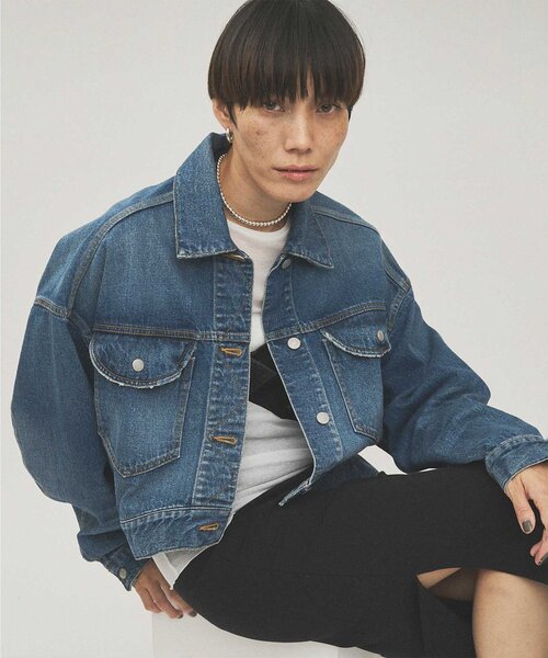 【mai】ウィムガゼット デニム ジャケット Whim Gazette（ウィムガゼット）の「ワイドGジャン（デニムジャケット