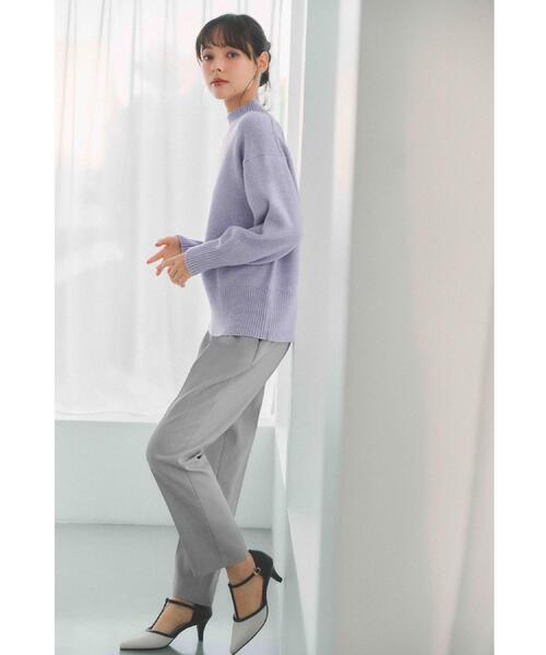 index（インデックス）の「選べる2丈 ハイネックカラーミックスラメニット【洗濯機OK】（ニット/セーター・レディース・アイボリー/グリーン系/ベビーピンク/パープル/サックスブルー・00/99）」の14枚目の写真