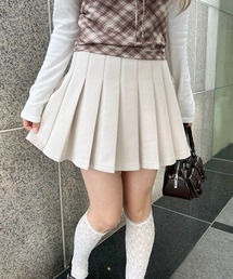 ダンボールニットプリーツスカート