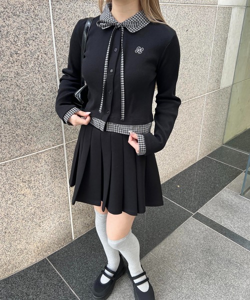 PHILLY(フィリー)の「ダンボールニットプリーツスカート(スカート・レディース・ベージュ/ブラック/グレー・FREE)」の8枚目の写真