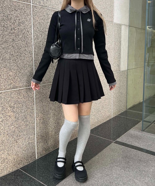 PHILLY(フィリー)の「ダンボールニットプリーツスカート(スカート・レディース・ベージュ/ブラック/グレー・FREE)」の9枚目の写真