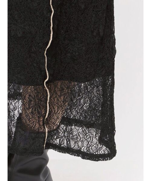 LAGUNAMOON（ラグナムーン）の「レースメローシアースカート（スカート・レディース・ブラック/アイボリー・MEDIUM/SMALL）」の17枚目の写真