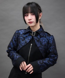 NIBBLE POISON（ニブルポイズン）の「ジャカードバイカラージャケット（ブルゾン）」