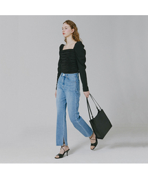 OTHEMENT BY VOCAVACA（ヴォカヴァカ）の「Marrie Square neck Blouse（シャツ/ブラウス）」