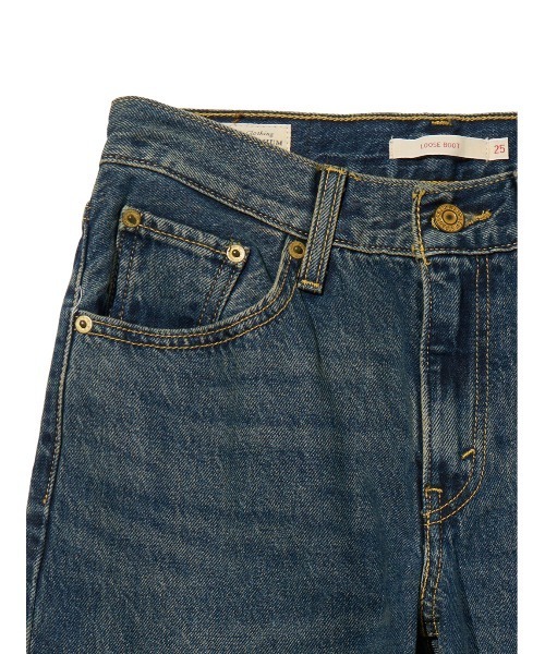 Levi's（リーバイス）の「Levi's/リーバイス SOFT GRUNGE LOOSE BOOT（デニムパンツ・レディース・ダークインディゴブルー・23inch/24inch/25inch/26inch/27inch/28inch）」の17枚目の写真