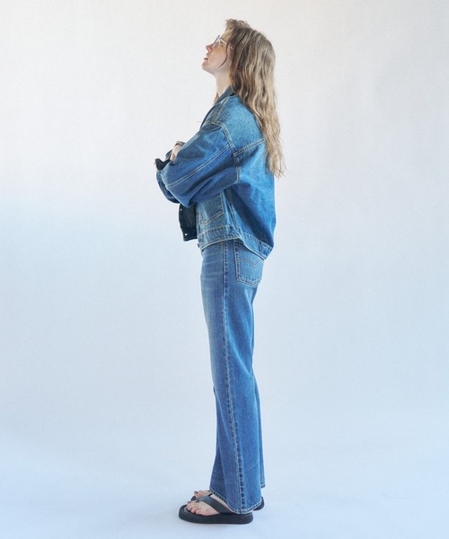 Levi's（リーバイス）の「Levi's/リーバイス SOFT GRUNGE LOOSE BOOT（デニムパンツ・レディース・ダークインディゴブルー・23inch/24inch/25inch/26inch/27inch/28inch）」の12枚目の写真