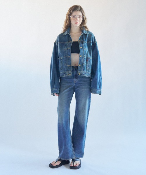 Levi's（リーバイス）の「Levi's/リーバイス SOFT GRUNGE LOOSE BOOT（デニムパンツ・レディース・ダークインディゴブルー・23inch/24inch/25inch/26inch/27inch/28inch）」の13枚目の写真