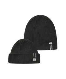 LMC（ ）の「LABEL SHORT BEANIE charcoal（ニットキャップ/ビーニー）」