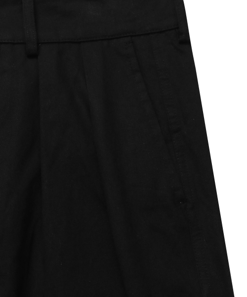 CONNECT KINLOCH（コネクトキンロック）の「ウォッシュドコットンルーズフィットツーピンタックパンツ（ブラック）（その他パンツ・メンズ・その他・XL/M/L）」の5枚目の写真