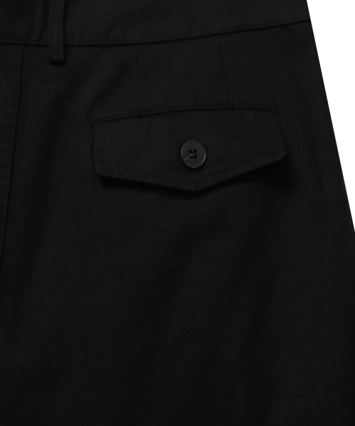 CONNECT KINLOCH（コネクトキンロック）の「ウォッシュドコットンルーズフィットツーピンタックパンツ（ブラック）（その他パンツ・メンズ・その他・XL/M/L）」の7枚目の写真