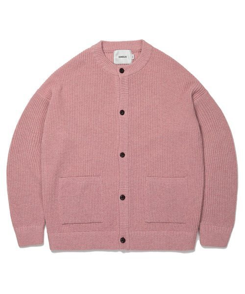 SOUNDSLIFE(サウンズライフ)の「Heavy Wool Cardigan Pink(カーディガン/ボレロ・メンズ・その他・M/L/XL)」の1枚目の写真