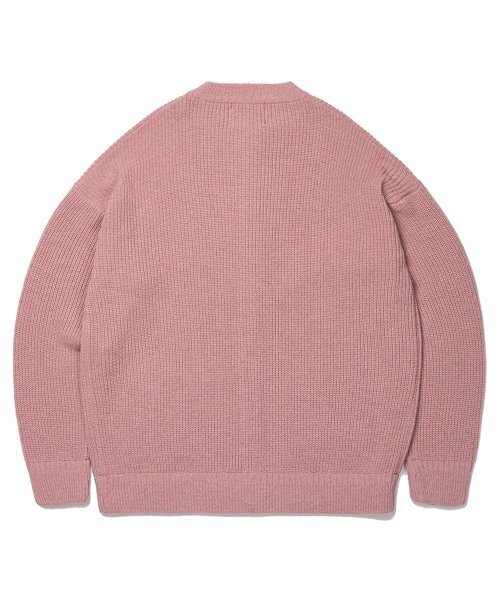 SOUNDSLIFE(サウンズライフ)の「Heavy Wool Cardigan Pink(カーディガン/ボレロ・メンズ・その他・M/L/XL)」の2枚目の写真
