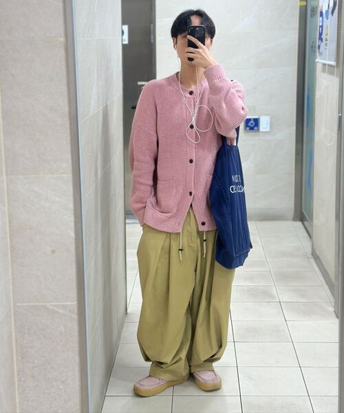 SOUNDSLIFE(サウンズライフ)の「Heavy Wool Cardigan Pink(カーディガン/ボレロ・メンズ・その他・M/L/XL)」の8枚目の写真