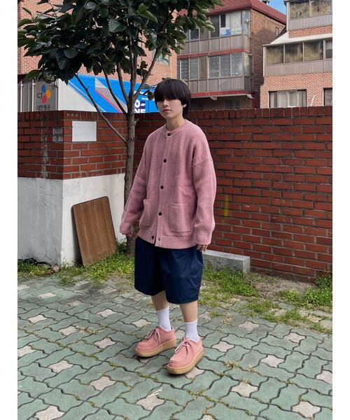 SOUNDSLIFE(サウンズライフ)の「Heavy Wool Cardigan Pink(カーディガン/ボレロ・メンズ・その他・M/L/XL)」の14枚目の写真