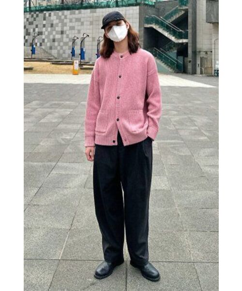 SOUNDSLIFE(サウンズライフ)の「Heavy Wool Cardigan Pink(カーディガン/ボレロ・メンズ・その他・M/L/XL)」の16枚目の写真