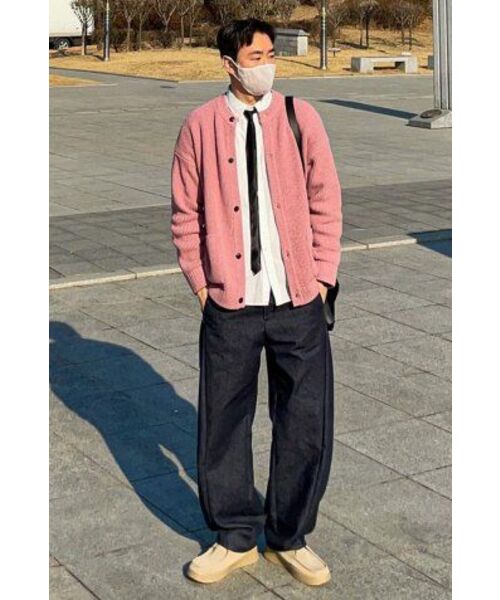 SOUNDSLIFE(サウンズライフ)の「Heavy Wool Cardigan Pink(カーディガン/ボレロ・メンズ・その他・M/L/XL)」の18枚目の写真
