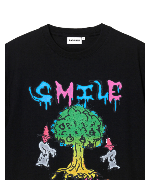 LORES(ロアス)の「ツリー 半袖 Tシャツ - ブラック(Tシャツ/カットソー・レディース・その他・S/M/L/XL)」の3枚目の写真