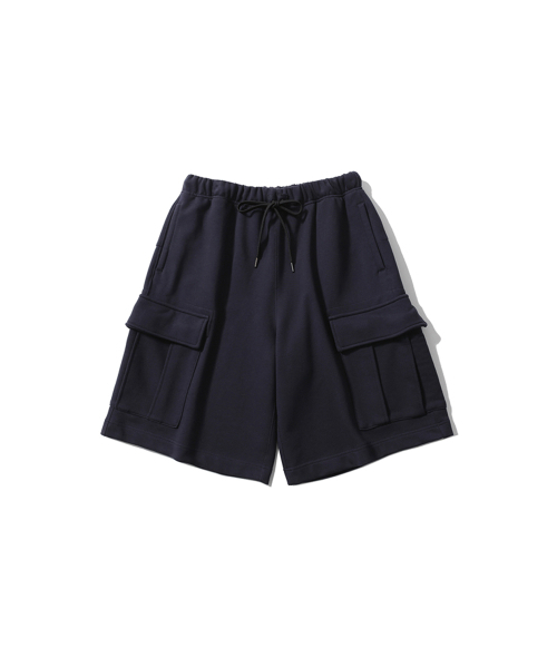 [SS25] OVER MIL SWEAT SHORTS / NAVY
