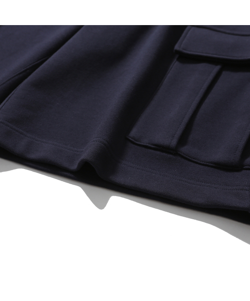 MOIF（モイフ）の「[SS25] OVER MIL SWEAT SHORTS / NAVY（その他パンツ・メンズ・その他・S/M/L）」の7枚目の写真