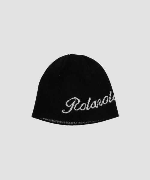 LOGO JAQUARD BEANIE BLACK（ニットキャップ/ビーニー）｜ROLAROLA
