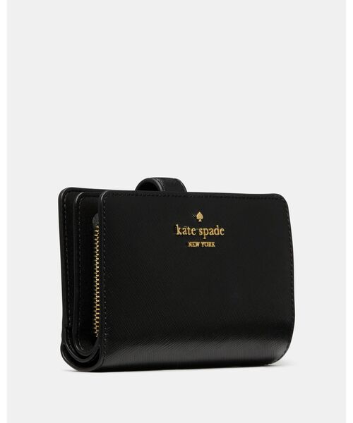 kate spade new york（ケイトスペード ニューヨーク）の「ミディアム バイフォールド ウォレット（財布・レディース・ブラック・ONESIZE）」の2枚目の写真