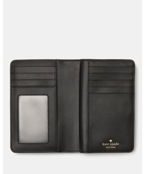 kate spade new york（ケイトスペード ニューヨーク）の「ミディアム バイフォールド ウォレット（財布・レディース・ブラック・ONESIZE）」の3枚目の写真