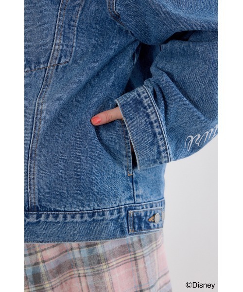 RODEO CROWNS WIDE BOWL(ロデオクラウンズワイドボウル)の「(Peter Pan) DENIMジャケット(デニムジャケット・レディース・ブラック/ブルー・FREE)」の20枚目の写真
