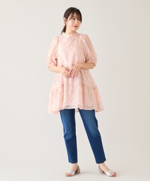 Rose Tiara | 【伸縮性◎】ニットデニムパンツ(デニムパンツ)