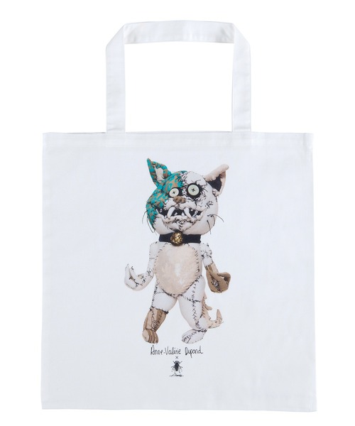 Anne Valérie Dupond ファブリックオブジェ 猫 Anne Valerie Dupond × MAMES】TOTE BAG Design A（トートバッグ