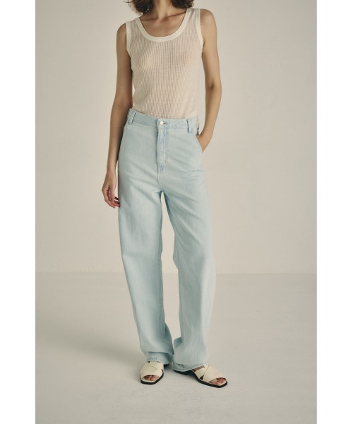 RIM.ARK（リムアーク）の「【PRE ORDER】Stylish work denim PT（デニムパンツ・レディース・ブラック/ブルー・36/38）」の19枚目の写真