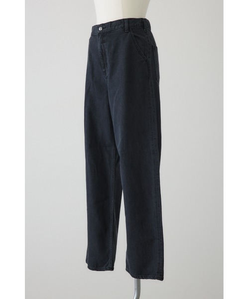 RIM.ARK（リムアーク）の「【PRE ORDER】Stylish work denim PT（デニムパンツ・レディース・ブラック/ブルー・36/38）」の9枚目の写真