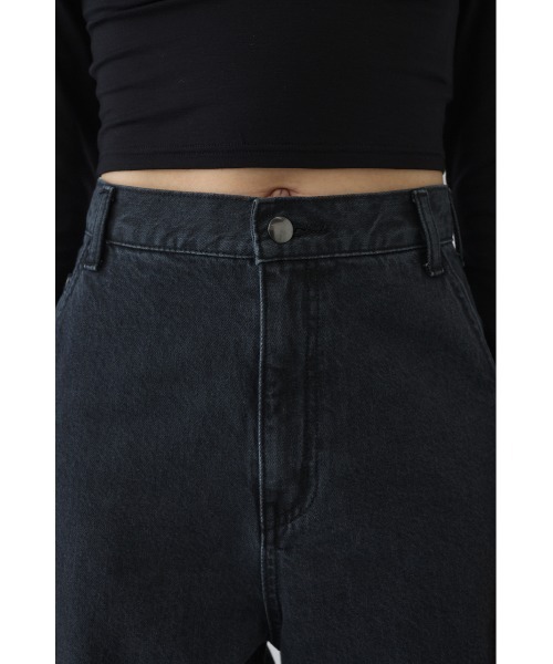 RIM.ARK（リムアーク）の「Stylish work denim PT スタイリッシュワークデニムパンツ（デニムパンツ・レディース・ブラック/ブルー・38/36）」の12枚目の写真