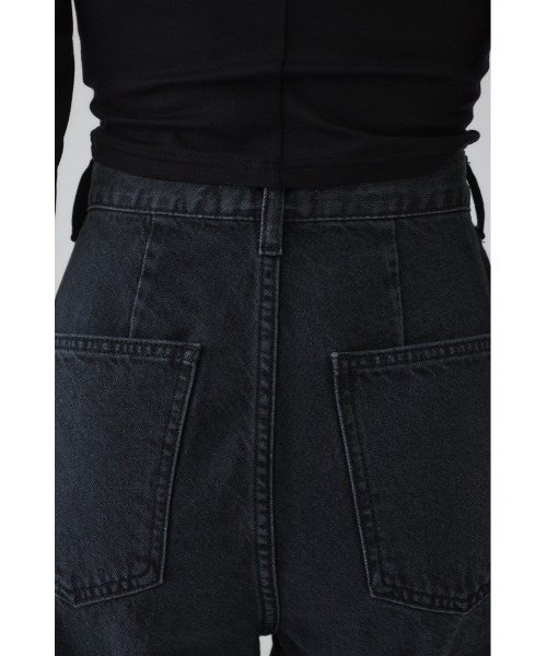 RIM.ARK（リムアーク）の「Stylish work denim PT スタイリッシュワークデニムパンツ（デニムパンツ・レディース・ブラック/ブルー・38/36）」の13枚目の写真