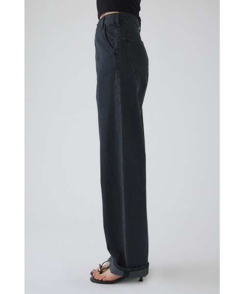 RIM.ARK（リムアーク）の「Stylish work denim PT スタイリッシュワークデニムパンツ（デニムパンツ・レディース・ブラック/ブルー・38/36）」の10枚目の写真