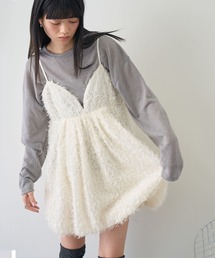 NOGLE | 【NOGLE/ノグル】ペタルシャギーバルーンミニキャミワンピース(ワンピース)