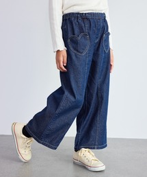 ROPE' PICNIC | 【KIDS/キッズ】ハートポケットストレートワイドデニムパンツ(デニムパンツ)