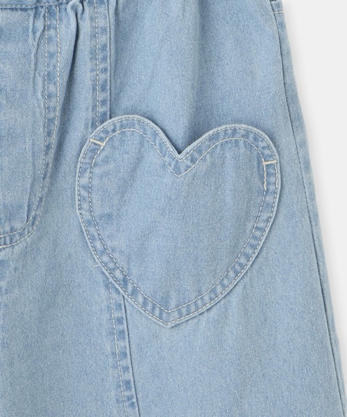 ROPE' PICNIC（ロペピクニック）の「【KIDS/キッズ】ハートポケットストレートワイドデニムパンツ（デニムパンツ・キッズ・サックスブルー/ネイビー・L/M/S）」の17枚目の写真