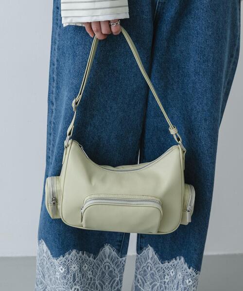 SENSE OF PLACE by URBAN RESEARCH（センスオブプレイスバイアーバンリサーチ）の「3Pポケットバッグ（ショルダーバッグ・レディース・ベージュ/ブラック/アイボリー・ONE）」の3枚目の写真