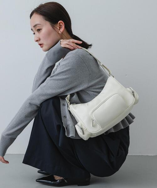 SENSE OF PLACE by URBAN RESEARCH（センスオブプレイスバイアーバンリサーチ）の「3Pポケットバッグ（ショルダーバッグ・レディース・ベージュ/ブラック/アイボリー・ONE）」の10枚目の写真