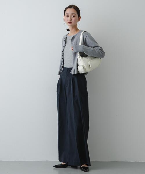 SENSE OF PLACE by URBAN RESEARCH（センスオブプレイスバイアーバンリサーチ）の「3Pポケットバッグ（ショルダーバッグ・レディース・ベージュ/ブラック/アイボリー・ONE）」の11枚目の写真