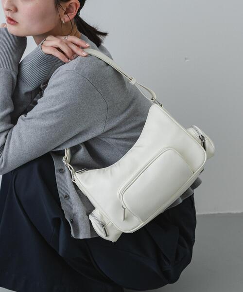 SENSE OF PLACE by URBAN RESEARCH（センスオブプレイスバイアーバンリサーチ）の「3Pポケットバッグ（ショルダーバッグ・レディース・ベージュ/ブラック/アイボリー・ONE）」の8枚目の写真