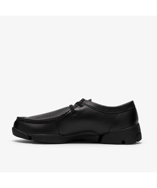 Clarks（クラークス）の「Trigenic2 Lo / トライジェニック2ロー (ブラックレザー)（スニーカー・メンズ・ブラック・UK6.5/UK7/UK7.5/UK8/UK8.5/UK9/UK9.5/UK10.5/UK6）」の2枚目の写真